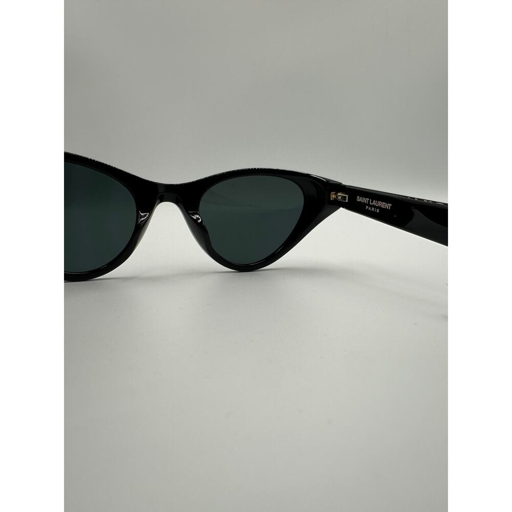 Saint Laurent Womens SL M144 Black Cat Eye Sunglasses - Picture 7 of 7